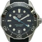 タグ・ホイヤー TAG HEUER アクアレーサー プロフェッショナル300 WBP5110.FT6257 ブラック ステンレススチール 腕時計 メンズ 中古