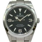ロレックス ROLEX エクスプローラー1 214270 ブラック ステンレススチール 腕時計 メンズ 中古