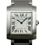 カルティエ Cartier タンク フランセーズ MM WSTA0074 シルバー ステンレススチール 腕時計 メンズ 中古