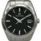グランドセイコー Grand Seiko ヘリテージ コレクション 9Fクォーツ SBGV223(9F82-0AF0) ブラック ステンレススチール 腕時計 メンズ 中古