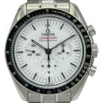 オメガ OMEGA スピードマスター ムーンウォッチ プロフェッショナル コーアクシャル 310.430.42.50.04.001 ホワイト SS 腕時計 メンズ 中古