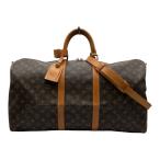  Louis * Vuitton LOUIS VUITTON ключ poru* частота lie-ru55 M41414 Brown монограмма / кожа сумка "Boston bag" мужской б/у 