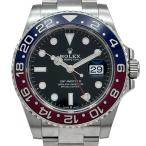ロレックス ROLEX GMTマスター2 126710BLRO ブラック ステンレススチール 腕時計 メンズ 中古