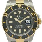 ロレックス ROLEX サブマリーナ 116613LN ブラック ゴールド/ステンレススチール 腕時計 メンズ 中古