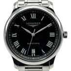 ロンジン LONGINES マスターコレクション オートマチック L2.628.4.51.6 ブラック ステンレススチール 腕時計 メンズ 中古