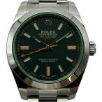ロレックス ROLEX ミルガウス 116400GV ブラック ステンレススチール 腕時計 メンズ 中古