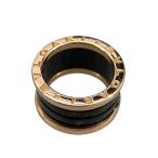 ブルガリ BVLGARI ビーゼロワンリング 4バンド(M) マーブル ピンクゴールド Au750 ジュエリー 中古