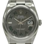 ロレックス ROLEX デイトジャスト36 126200 スレート ステンレススチール 腕時計 メンズ 中古