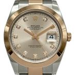 ロレックス ROLEX デイトジャスト41 126301G サンダスト ピンクゴールド/ステンレススチール 腕時計 メンズ 中古