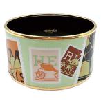 Yahoo! Yahoo!ショッピング(ヤフー ショッピング)エルメス HERMES エマイユ　エクストララージ　 ライトグリーン　ゴールド アクセサリー 中古
