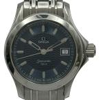 オメガ OMEGA シーマスター 2581.81 ブルー ステンレススチール 腕時計 レディース 中古