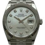 ロレックス ROLEX デイトジャスト36 126234G ホワイトシェル ホワイトゴールド/ステンレススチール 腕時計 メンズ 中古