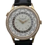 パテック・フィリップ PATEK PHILIPPE コンプリケーション ワールドタイム 7130R-013 シルバー ゴールド 腕時計 メンズ 中古