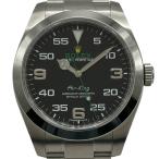 ロレックス ROLEX エアキング 116900 ブラック ステンレススチール 腕時計 メンズ 中古