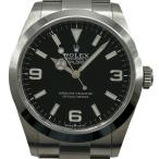 ロレックス ROLEX エクスプローラー40 224270 ブラック ステンレススチール 腕時計 メンズ 中古