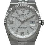 ロレックス ROLEX ランドドゥエラー 40 ハニカムモチーフ 127334 シルバー ホワイトゴールド/ステンレススチール　 腕時計 メンズ 中古