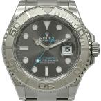 ロレックス ROLEX ヨットマスター40 126622 グレー プラチナ/ステンレススチール 腕時計 メンズ 中古