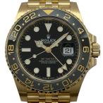ロレックス ROLEX GMTマスター2 126718GRNR ブラック ゴールド 腕時計 メンズ 中古