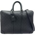 ルイ・ヴィトン LOUIS VUITTON ポルトドキュマン・ヴォワヤージュGM N41147 ブラック ダミエ・アンフィニ ビジネスバッグ メンズ 中古