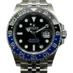 ロレックス ROLEX GMTマスター2 126710BLNR ブラック ステンレススチール 腕時計 メンズ 中古