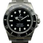 ロレックス ROLEX サブマリーナ ノンデイト 124060 ブラック ステンレススチール 腕時計 メンズ 中古