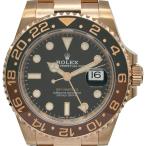 ロレックス ROLEX GMTマスター2 126715CHNR ブラック ピンクゴールド 腕時計 メンズ 中古