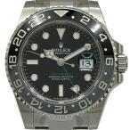 ロレックス ROLEX GMTマスター2 126710GRNR ブラック ステンレススチール 腕時計 メンズ 中古