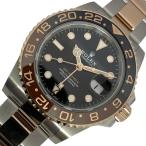 ロレックス ROLEX GMTマスター2 ランダムシリアル 126711CHNR ブラック K8PG/SS 腕時計 メンズ 中古