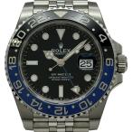 ロレックス ROLEX GMTマスター2 126710BLNR ブラック ステンレススチール 腕時計 メンズ 中古