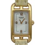 エルメス HERMES ナンタケット PM29mm W049575WW00(NA2170) ホワイトシェル ピンクゴールド 腕時計 レディース 中古