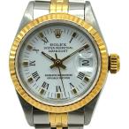 ロレックス ROLEX デイトジャスト 69173 ホワイト ゴールド/ステンレススチール 腕時計 レディース 中古
