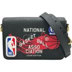  Louis * Vuitton LOUIS VUITTON LV×NBA стерео u Dio * сумка "почтальонка" M58498 черный монограмма * Anne план to мужской б/у 