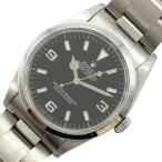 ロレックス ROLEX エクスプローラー1 14270 ブラック ステンレススチール 腕時計 メンズ 中古