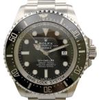 ロレックス ROLEX ディープシー 126660 ブラック ステンレススチール 腕時計 メンズ 中古