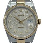 ロレックス ROLEX デイトジャスト ホリコン 16233G ゴールド K18/SS 腕時計 メンズ 中古