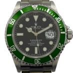 ロレックス ROLEX サブマリーナ 16610LV ブラック ステンレススチール 腕時計 メンズ 中古