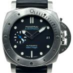パネライ PANERAI サブマーシブル 42MM PAM00973 ブラック ステンレススチール 腕時計 メンズ 中古