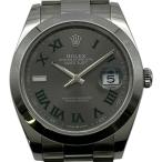 ロレックス ROLEX デイトジャスト41 126300 スレート ステンレススチール 腕時計 メンズ 中古