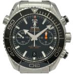 オメガ OMEGA シーマスター プラネットオーシャン600 コーアクシャル マスタークロノ 215.30.46.51.01.001 ブラック SS 腕時計 メンズ 中古