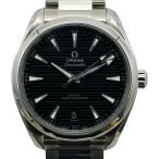 オメガ OMEGA シーマスター アクアテラ 150M コーアクシャル マスタークロノメーター 220.10.41.21.01.001 ブラック 腕時計 メンズ 中古
