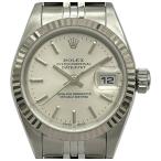 ロレックス ROLEX デイトジャスト 79174 シルバー ホワイトゴールド/ステンレススチール 腕時計 レディース 中古