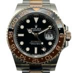 ロレックス ROLEX GMTマスター2 126711CHNR ブラック ステンレススチール/ピンクゴールド 腕時計 メンズ 中古