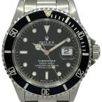 ロレックス ROLEX サブマリーナ 16610 ブラック ステンレススチール 腕時計 メンズ 中古