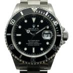 ロレックス ROLEX サブマリーナ 16610 ブラック ステンレススチール 腕時計 メンズ 中古