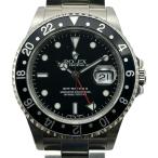ロレックス ROLEX GMTマスター2 16710 ブラック ステンレススチール 腕時計 メンズ 中古