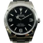 ロレックス ROLEX エクスプローラー1 214270 ブラック ステンレススチール 腕時計 メンズ 中古