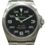 ロレックス ROLEX エアキング 126900 ブラック ステンレススチール 腕時計 メンズ 中古