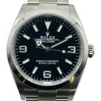 ロレックス ROLEX エクスプローラー36 124270 ブラック ステンレススチール 腕時計 メンズ 中古