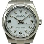 ロレックス ROLEX オイスター パーペチュアル 31 177200 ホワイト ステンレススチール 腕時計 メンズ 中古