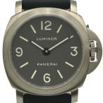パネライ PANERAI ルミノール ベース PAM00055 ブラック ステンレススチール 腕時計 メンズ 中古